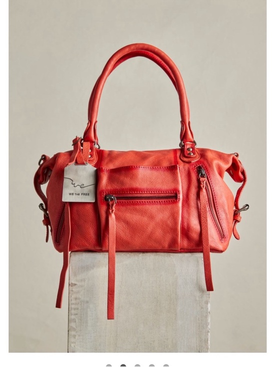 We The Free Handbags - We The Free Red Clay Baby Emerson Tote Bag